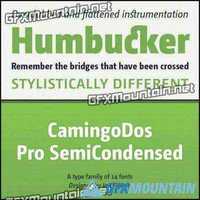 CamingoDos Pro SemiCondensed Font Family - 14 Fonts for $637