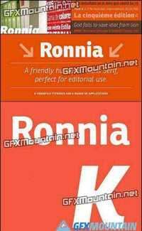 ronnia font family free