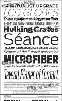 Antenna Font Family - 56 Fonts for $875