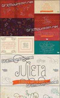 Julieta Font Family - 9 Fonts for $310