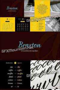 Braxton Font Family - 5 Fonts for $95