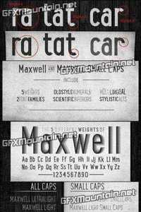 Maxwell Sans Font Family - 20 Font $240