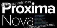 Proxima Nova Font Family - 87 Fonts $2523