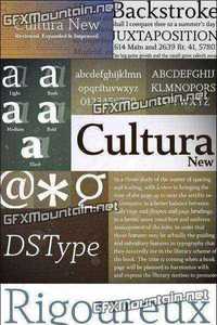 Cultura New Font Family - 10 Fonts for $240