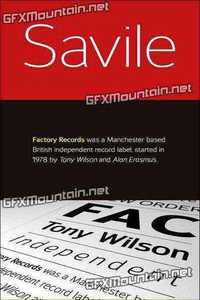Savile Font Family  - 16 Fonts  $464