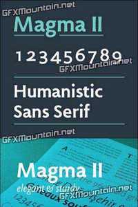 Magma II Font Family - 9 Fonts for $199