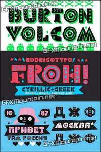 Froh Font Family - 7 Fonts $140