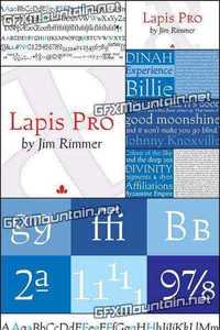 Lapis Pro Fonts Family - 6 Fonts for $100