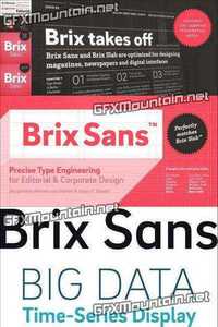 Brix Sans Font Family - 12 Fonts for $249