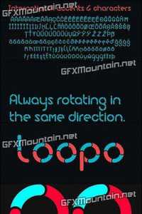 Loopo Stencil Font for $15