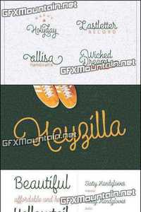 Heyzilla Font Family - 4 Fonts for $22