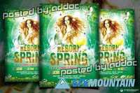 Spring Party Flyer Template