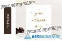 CM - Card Mockup with Glitter Confetti