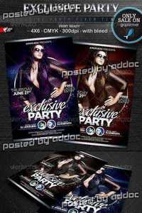 GraphicRiver - Exclusive Party Flyer Template 
