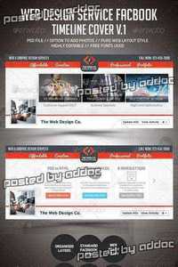 GraphicRiver - Web Design Service Facebook Timeline Cover