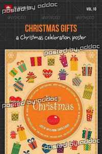 Christmas Gifts Poster from Santa Claus