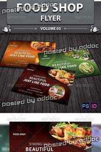 GraphicRiver - Food Shop Flyer v3