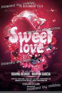 GraphicRiver - Sweet Love Flyer