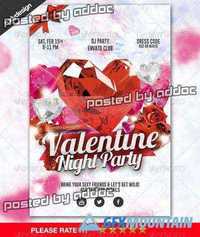 GraphicRiver - Elegant Valentine Party with Crystal Diamond Style