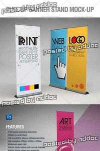 GraphicRiver - Pull-Up Banner Stand Mock-Up 