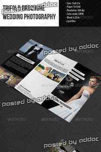 GraphicRiver - Trifold Brochure for Wedding Photography