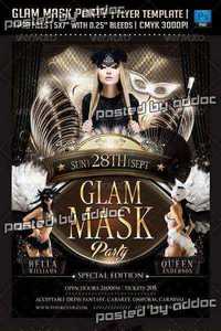 GraphicRiver - Glam Mask Party Flyer Template