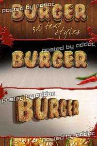 Graphicriver - 3D Burger Styles 8561994