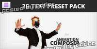 Videohive - 2D Text Preset Pack for Animation Composer Plug-in 8949951