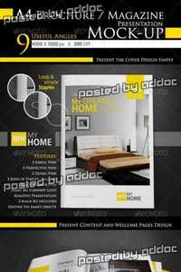 GraphicRiver - Photorealistic A4 Brochure / Magazine Mock-Up