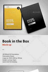 Graphicriver - Book in the Box Mock-up 10015011