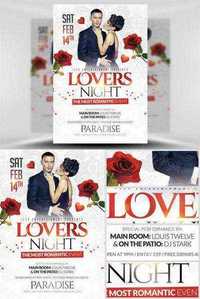 Lover’s Night Flyer Template