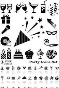 Vectors - Party Icons Set