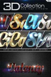 Graphicriver - New 3D Collection Text Effects GO.1 9561348