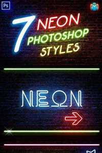 Graphicriver - Neon Photoshop Styles 9956867