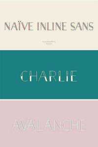 Naive Inline Sans Handwritten Fonts