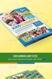 Graphicriver - Kids Summer Camp Flyers 10131796