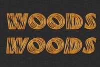 Woods Typeface Font