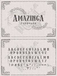 Amazinga Typeface Font