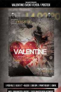 Graphicriver - Valentine Event Flyer / Poster 10271115
