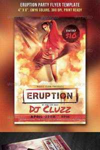 GraphicRiver - Eruption Party Flyer