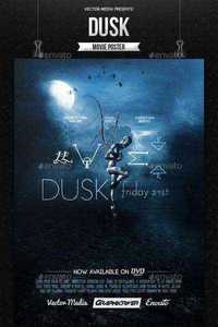 Graphicriver - Dusk - Movie Poster 10303040