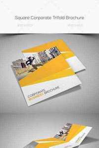 Graphicriver - Square Corporate Trifold Brochure 10285244
