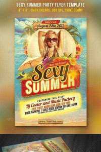 GraphicRiver - Sexy Summer Party Flyer Template - 2748266