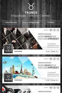 GraphicRiver - Taurus - Facebook Timeline Covers 10301915