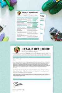 CM - Turquoise Resume Template Package 187952