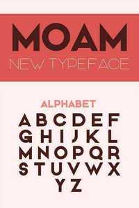 Graphicriver - MOAM Typeface 10072038