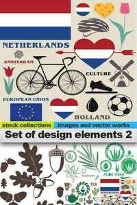Set of design elements, 2,25 x EPS