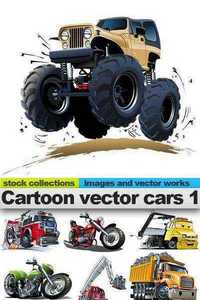 Cartoon vector cars 1, 25 x EPS