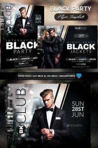 GraphicRiver - Black Party Flyer Template 10428223