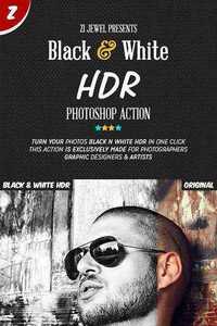 GraphicRiver - Black & White HDR 10231636